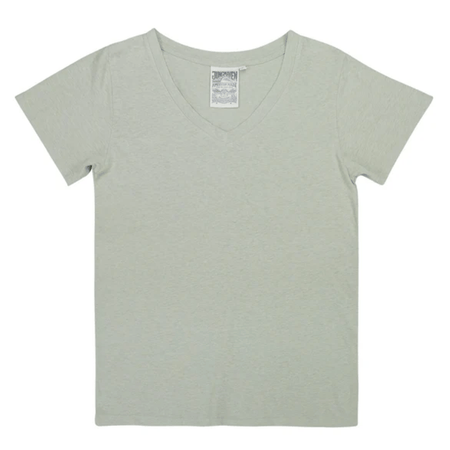 Jungmaven Paige V-Neck Tee Agave Green / XS Shirts & Tops Parts and Labour Hood River Oregon Clothing Store