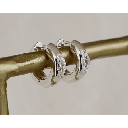 Katie Waltman Aurum Silver Hoops Accessories Parts and Labour Hood River Oregon Clothing Store