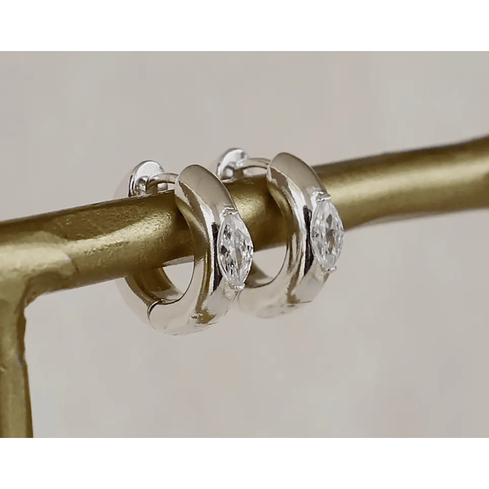 Katie Waltman Aurum Silver Hoops Accessories Parts and Labour Hood River Oregon Clothing Store