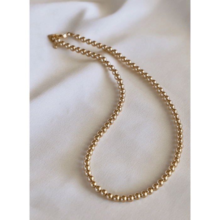 Katie Waltman Gold Beaded Necklace Accessories Parts and Labour Hood River Oregon Clothing Store