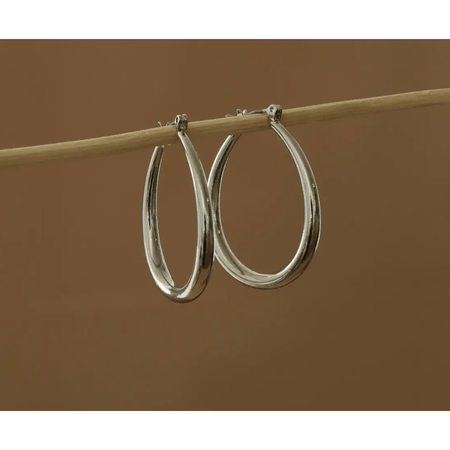 Katie Waltman Large Teardrop Hoop Accessories Parts and Labour Hood River Oregon Clothing Store