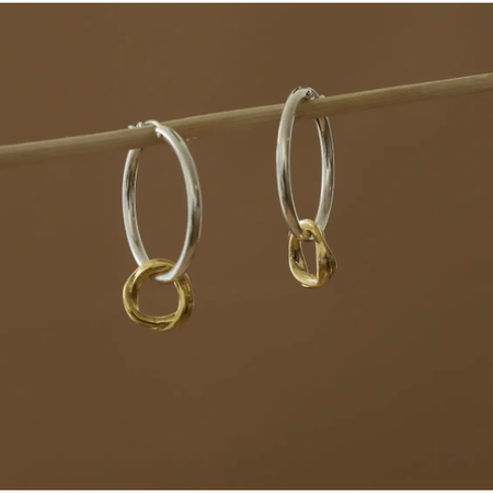 Katie Waltman Ligne Duo Hoops Accessories Parts and Labour Hood River Oregon Clothing Store