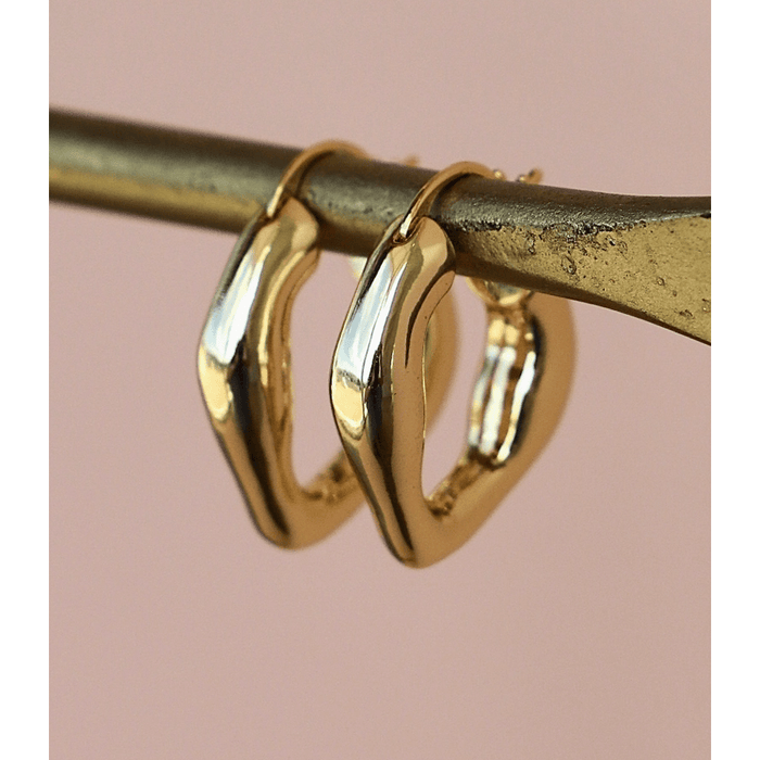 Katie Waltman Organic Gold Hoops Accessories Parts and Labour Hood River Oregon Clothing Store