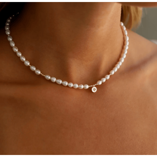 Katie Waltman Pearl Beaded Star Medallion Accessories Parts and Labour Hood River Oregon Clothing Store