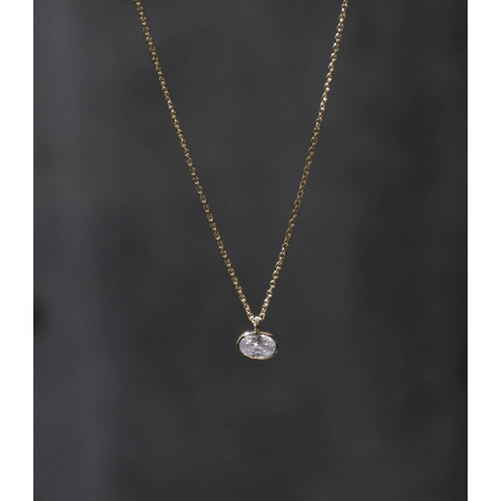 Katie Waltman Shay Micro Bezel Necklace Accessories Parts and Labour Hood River Oregon Clothing Store