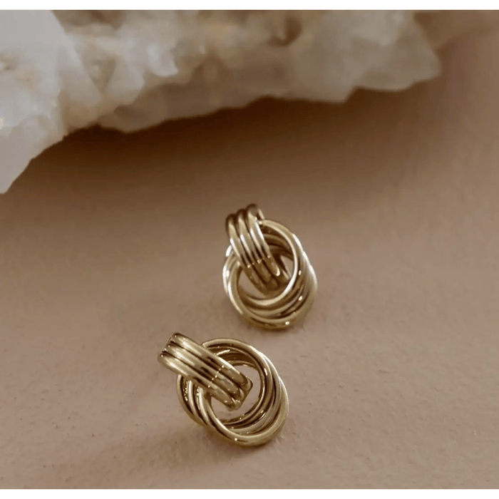 Katie Waltman Trinity Knot Studs Accessories Parts and Labour Hood River Oregon Clothing Store