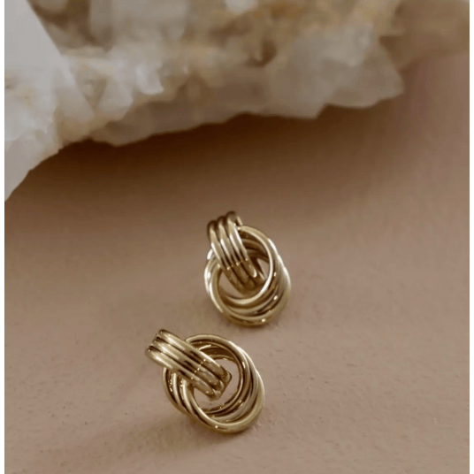Katie Waltman Trinity Knot Studs Accessories Parts and Labour Hood River Oregon Clothing Store