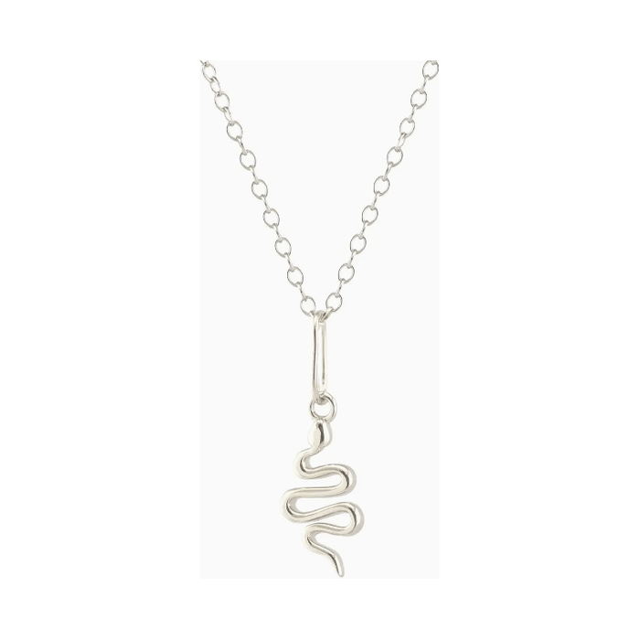 Kris Nations Snake Charm Necklace Sterling silver Accessories Parts and Labour Hood River Oregon Clothing Store