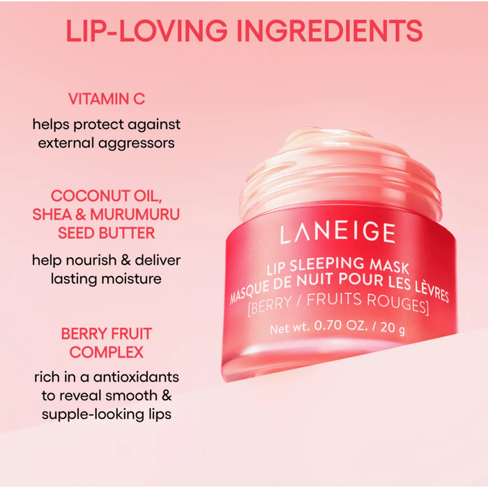 Laneige Laneige Mini Berry Lip Sleeping Mask 3g Berry Apothecary Parts and Labour Hood River Oregon Clothing Store