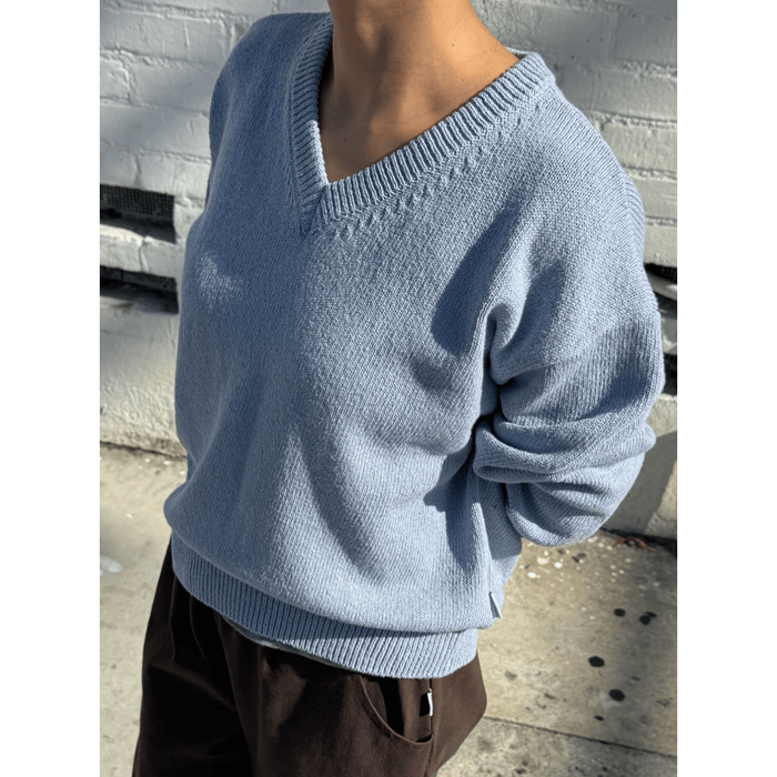 Le Bon Shoppe Abby Cotton V-Neck Sweater Sweaters Parts and Labour Hood River Oregon Clothing Store