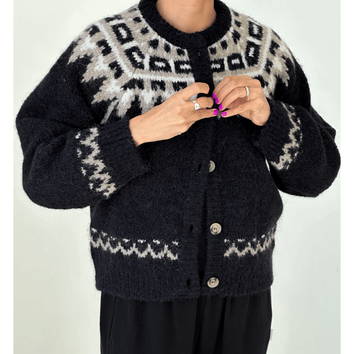 Le Bon Shoppe Alpaca Cabin Cardigan Sweaters Parts and Labour Hood River Oregon Clothing Store