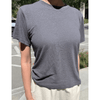 Le Bon Shoppe Bo Linen Blend Tee Charcoal / S Shirts & Tops Parts and Labour Hood River Oregon Clothing Store