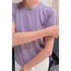 Le Bon Shoppe Bo Linen Blend Tee Lavender / S Shirts & Tops Parts and Labour Hood River Oregon Clothing Store