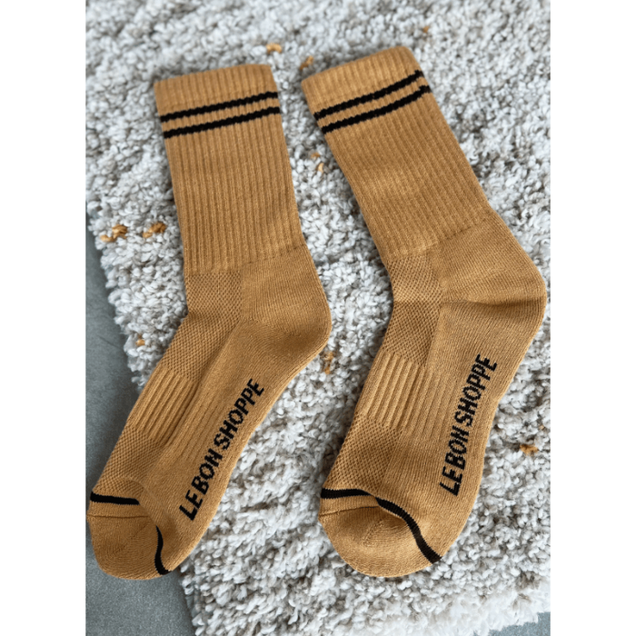Le Bon Shoppe Boyfriend Socks - Assorted Colors Biscotti / ONESIZE Accessories Parts and Labour Hood River Oregon Clothing Store