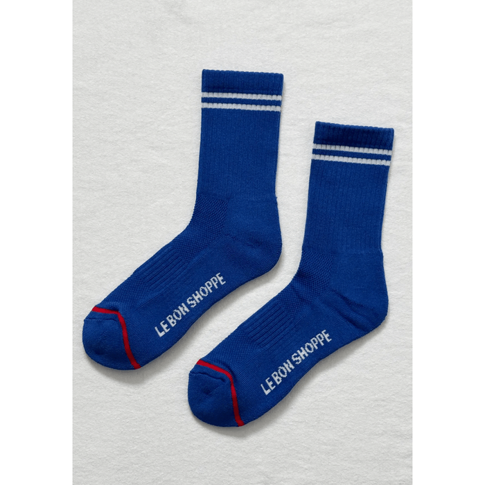 Le Bon Shoppe Boyfriend Socks - Assorted colors Cobalt / ONESIZE Accessories Parts and Labour Hood River Oregon Clothing Store