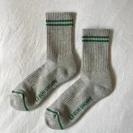 Le Bon Shoppe Boyfriend Socks - Assorted colors ONESIZE / LT. Gray Accessories Parts and Labour Hood River Oregon Clothing Store