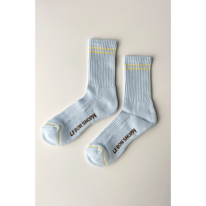 Le Bon Shoppe Boyfriend Socks - Assorted colors Pastel Sky / ONESIZE Accessories Parts and Labour Hood River Oregon Clothing Store