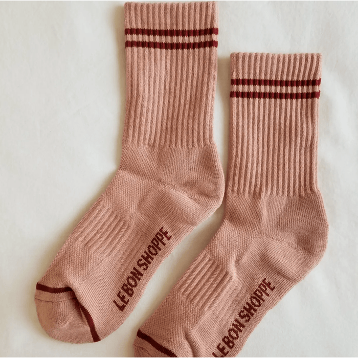Le Bon Shoppe Boyfriend Socks - Assorted colors Vintage Pink / ONESIZE Accessories Parts and Labour Hood River Oregon Clothing Store