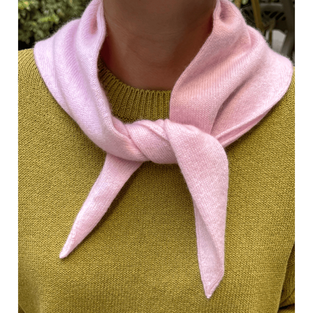 Le Bon Shoppe Cashmere Bandana Baby Pink Accessories Parts and Labour Hood River Oregon Clothing Store