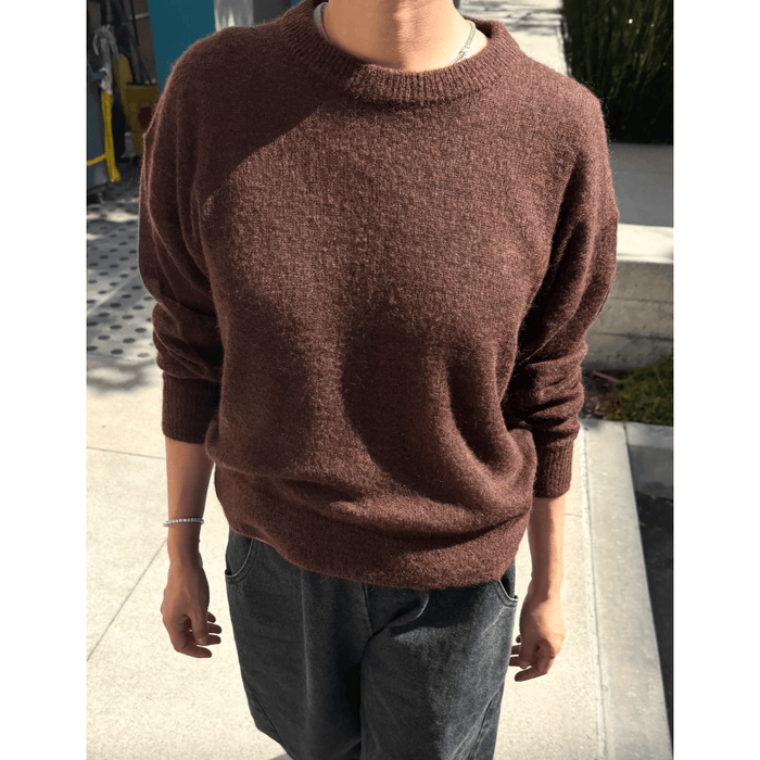 Le Bon Shoppe Cecile Crew Neck Mohair Sweater Espresso / XS/S Sweaters Parts and Labour Hood River Oregon Clothing Store
