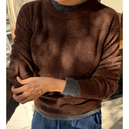 Le Bon Shoppe Cecile Crewneck Mohair Sweater Sweaters Parts and Labour Hood River Oregon Clothing Store