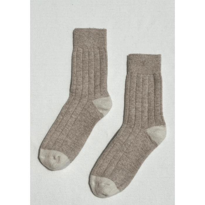 Le Bon Shoppe Classic Cashmere Socks Fawn Accessories Parts and Labour Hood River Oregon Clothing Store