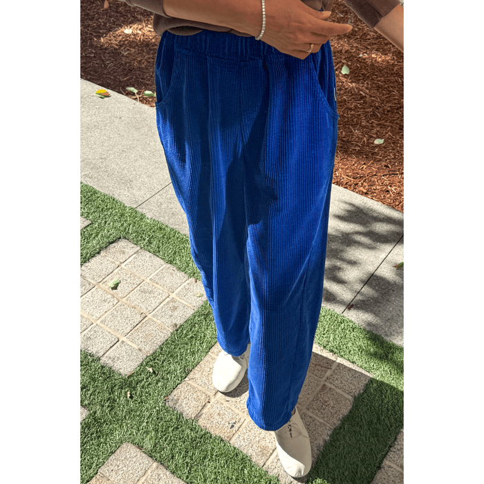Le Bon Shoppe Corduroy Arc Pants Cobalt / S Bottoms Parts and Labour Hood River Oregon Clothing Store
