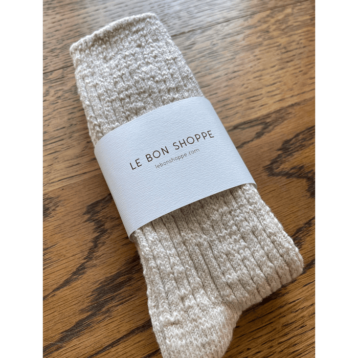 Le Bon Shoppe Cottage Socks Oatmeal Accessories Parts and Labour Hood River Oregon Clothing Store