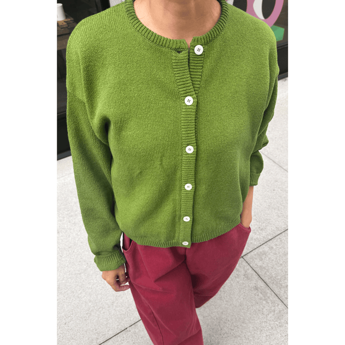 Le Bon Shoppe Cotton Leila Cardigan Avocado / XS/S Sweaters Parts and Labour Hood River Oregon Clothing Store