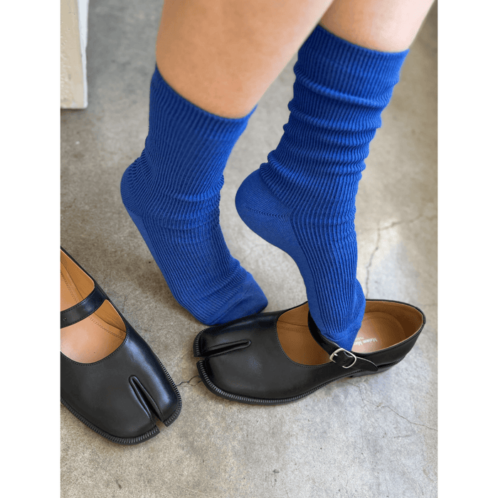 Le Bon Shoppe Crisp Step Socks Blue Accessories Parts and Labour Hood River Oregon Clothing Store
