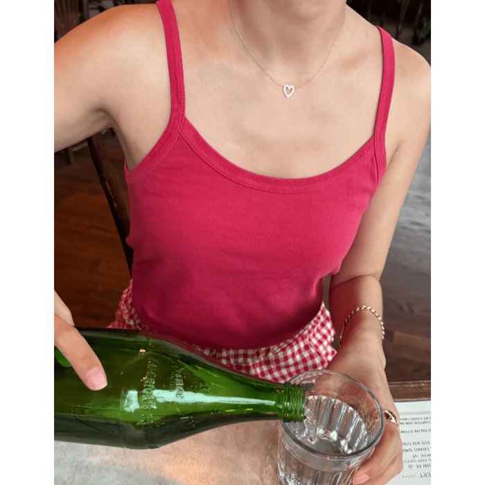 Le Bon Shoppe Dana Cami Red Pepper / S Shirts & Tops Parts and Labour Hood River Oregon Clothing Store