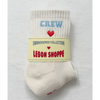 Le Bon Shoppe Embroidered Crew Socks Accessories Parts and Labour Hood River Oregon Clothing Store