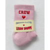 Le Bon Shoppe Embroidered Crew Socks Accessories Parts and Labour Hood River Oregon Clothing Store