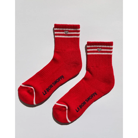 Le Bon Shoppe Embroidered Girlfriend Socks Scarlet + Heart Accessories Parts and Labour Hood River Oregon Clothing Store