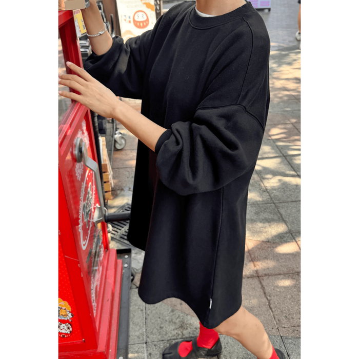 Le Bon Shoppe French Terry Swing Dress Black / XS/S Dresses Parts and Labour Hood River Oregon Clothing Store
