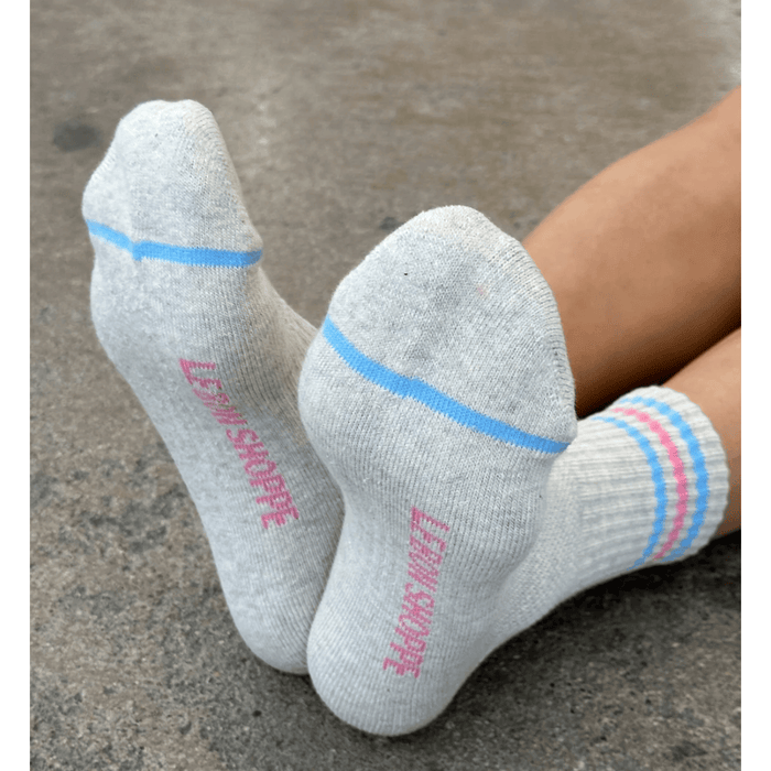 Le Bon Shoppe Girlfriend Socks - Assorted Colors Bright Grey / One Size Accessories Parts and Labour Hood River Oregon Clothing Store
