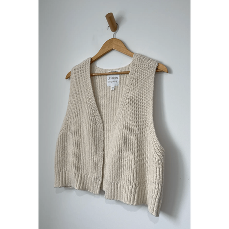 Le Bon Shoppe Granny Cotton Sweater Vest Shirts & Tops Parts and Labour Hood River Oregon Clothing Store