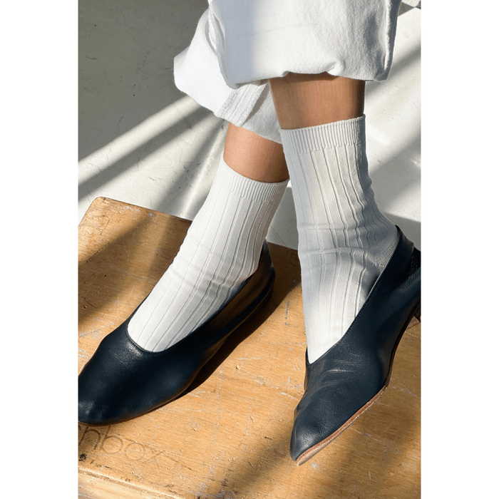 Le Bon Shoppe Her Socks Classic White Accessories Parts and Labour Hood River Oregon Clothing Store