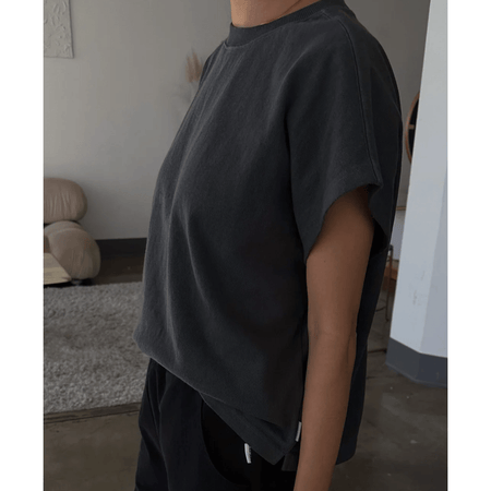 Le Bon Shoppe Jeanne Tee- 3 Colorways Almost Black / XS/S Shirts & Tops Parts and Labour Hood River Oregon Clothing Store