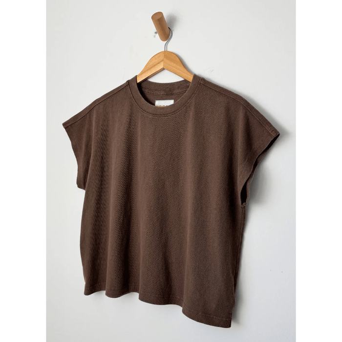 Le Bon Shoppe Jeanne Tee Chocolate / XS/S Shirts & Tops Parts and Labour Hood River Oregon Clothing Store