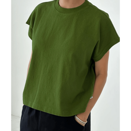 Le Bon Shoppe Jeanne Tee Collard Greens / XS/S Shirts & Tops Parts and Labour Hood River Oregon Clothing Store