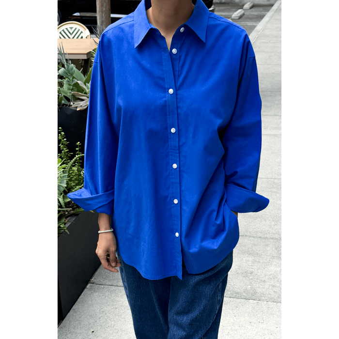Le Bon Shoppe Light Weight Owen Shirt Cobalt / XS/S Shirts & Tops Parts and Labour Hood River Oregon Clothing Store