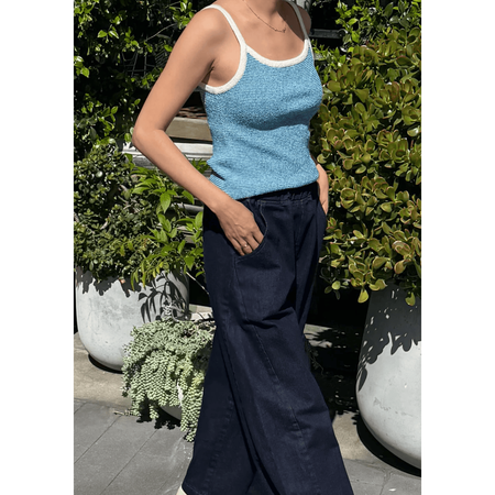 Le Bon Shoppe Lily Sweater Cami Blue / XS/S Shirts & Tops Parts and Labour Hood River Oregon Clothing Store