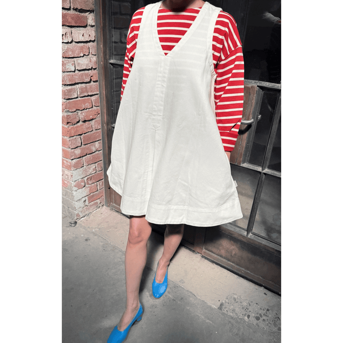 Le Bon Shoppe Mable Dress White Denim / S Dresses Parts and Labour Hood River Oregon Clothing Store