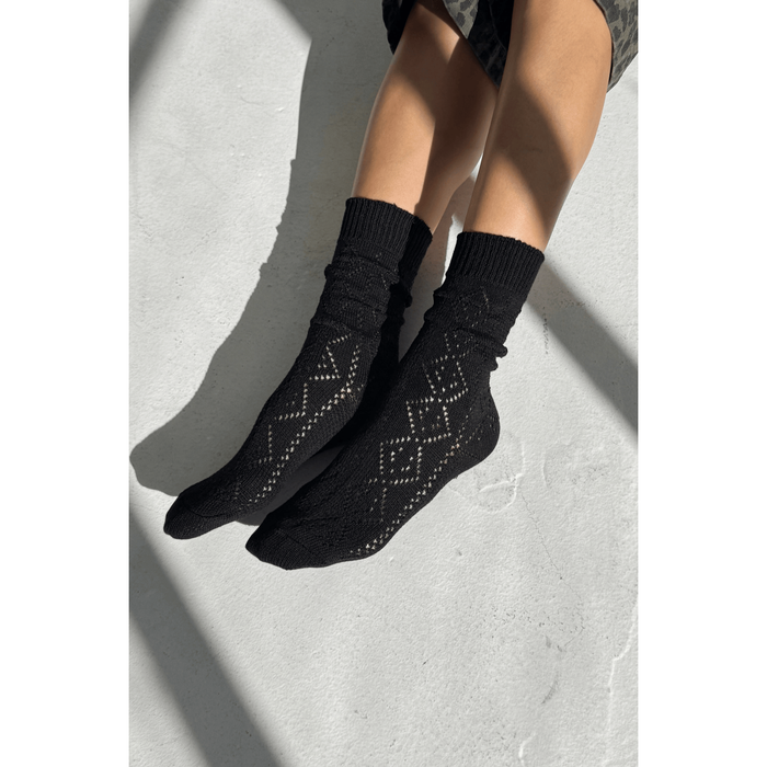 Le Bon Shoppe Modal Eyelet Sock Accessories Parts and Labour Hood River Oregon Clothing Store