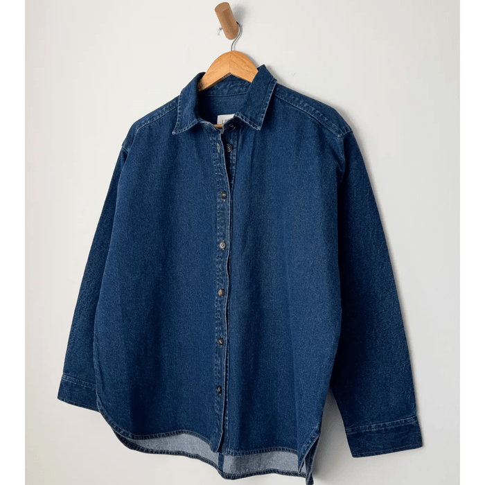 Le Bon Shoppe Owen Shirt Dark Denim / XS/S Shirts & Tops Parts and Labour Hood River Oregon Clothing Store