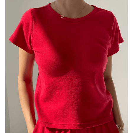 Le Bon Shoppe Pointelle Babe Tee Shirts & Tops Parts and Labour Hood River Oregon Clothing Store