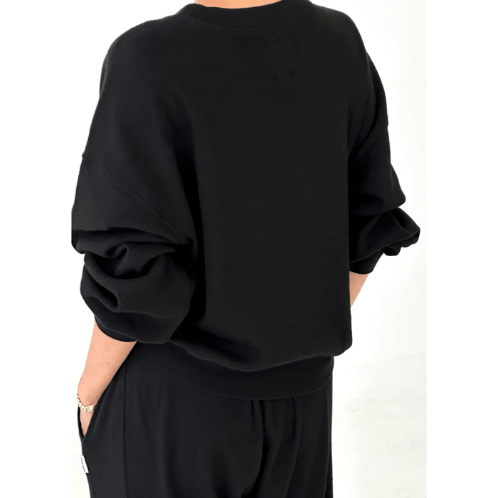 Le Bon Shoppe Pointelle Core Sweatshirt Black / XS/S Shirts & Tops Parts and Labour Hood River Oregon Clothing Store