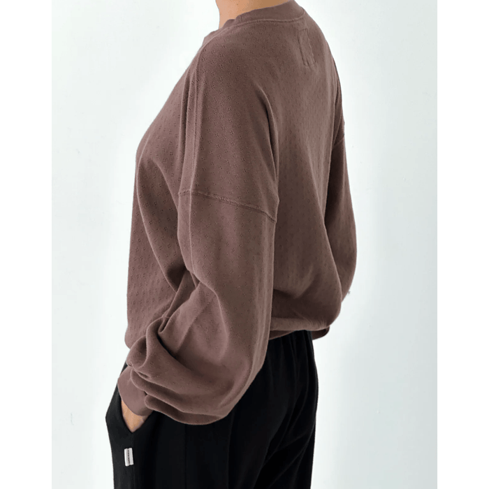 Le Bon Shoppe Pointelle Core Sweatshirt Shirts & Tops Parts and Labour Hood River Oregon Clothing Store