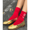 Le Bon Shoppe Preppy Socks Red/Cream Accessories Parts and Labour Hood River Oregon Clothing Store